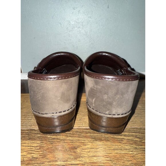 Dansko Pammy Milled Nubuck Leather Clogs Size 5.5 -36 - Picture 7 of 13